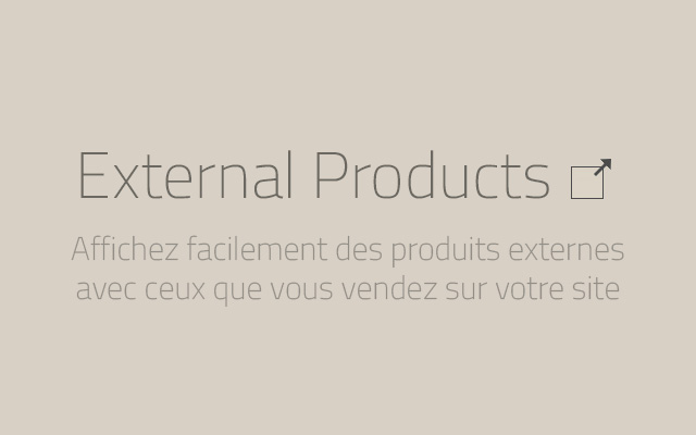 EDD External Products en français